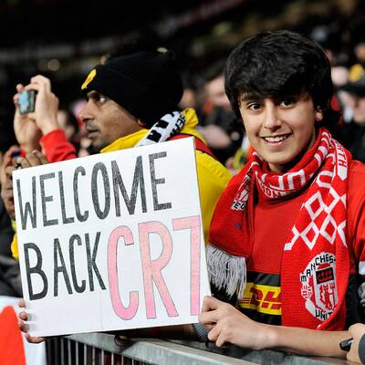 Ronaldo nach Goldtor gegen ManU traurig