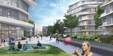 Wohnen am Areal der Filmstadt Wien