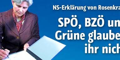 Parteien glauben Rosenkranz nicht