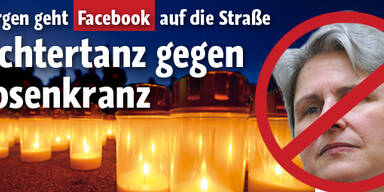 Morgen Lichtertanz gegen Rosenkranz