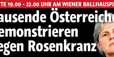 Großdemo gegen FP-Kandidatin