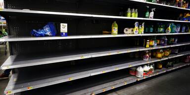 Leere Regale in China