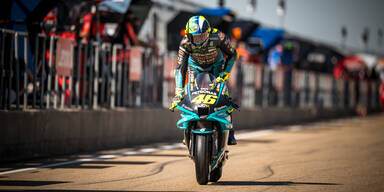 MotoGP: Valentino Rossi beim freien Training am Sachsenring