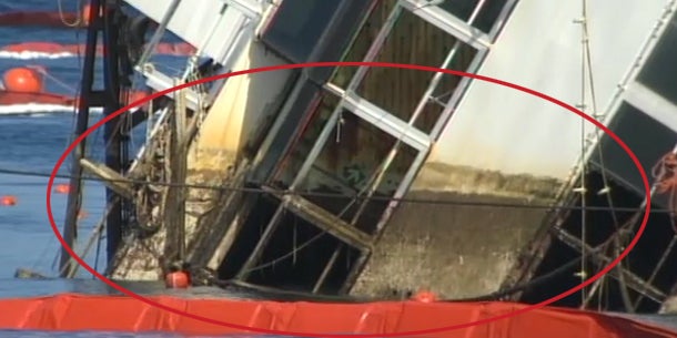 Costa Concordia wird geborgen