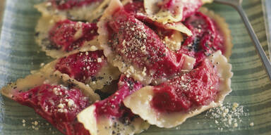Rote-Rueben-Ravioli
