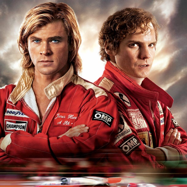 Daniel Brühl (r.) als Niki Lauda