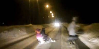 Russe verhindert t&ouml;dlichen Autounfall