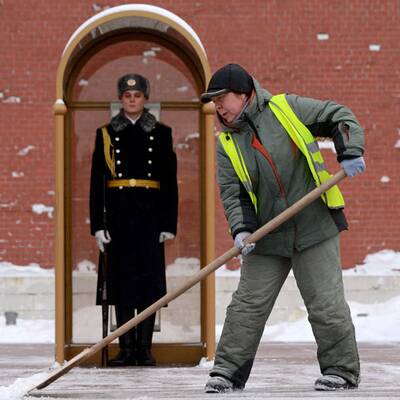 Extreme Kälte in Russland