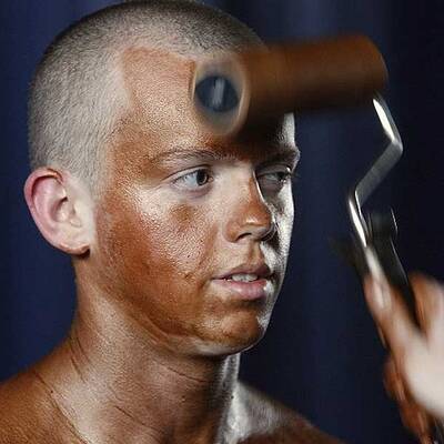 So braun sind die russischen Bodybuilderinnen