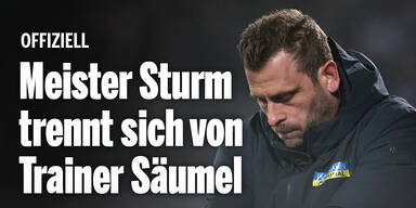 Meister Sturm trennt sich von Trainer Säumel