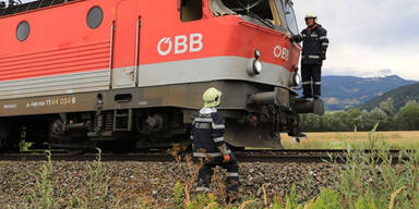 S&uuml;dbahnstrecke gesperrt: Burschen warfen Rad auf Gleise