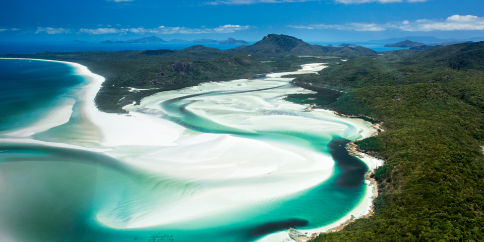 Platz 1. Whitehaven Beach (Australien)