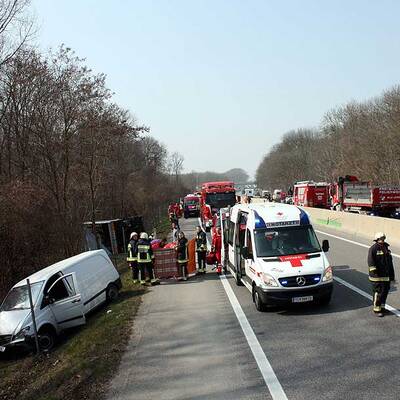 So heftig war die S5-Karambolage