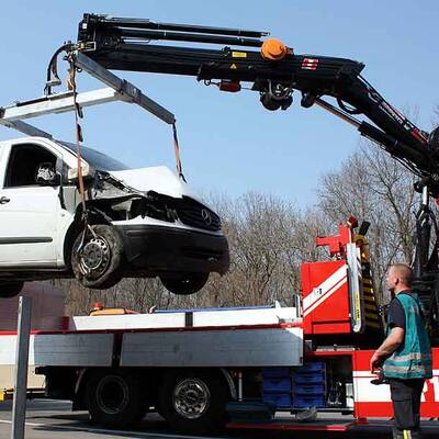 So heftig war die S5-Karambolage