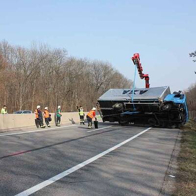 So heftig war die S5-Karambolage