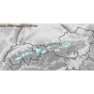 ... auch Mittwoch schneit es - vor allem im Westen.