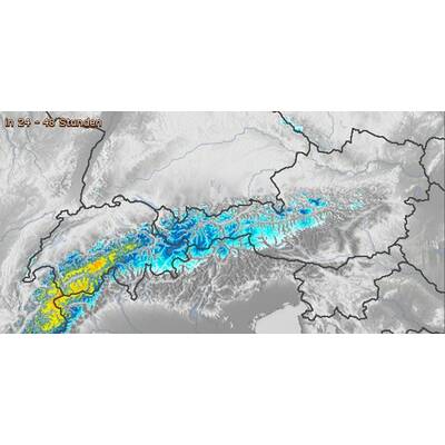 ... auch Mittwoch schneit es - vor allem im Westen.