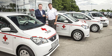 100 neue Seat Mii f&uuml;r das Rote Kreuz N&Ouml;