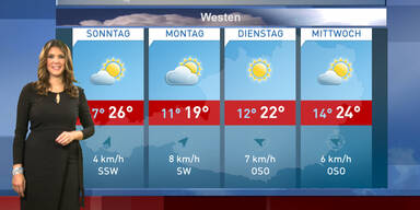 Die 4-Tagesprognose