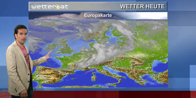Das Wetter am Nachmittag: Unbest&auml;ndig mit Restwolken und &ouml;rtlich leichtem Regen