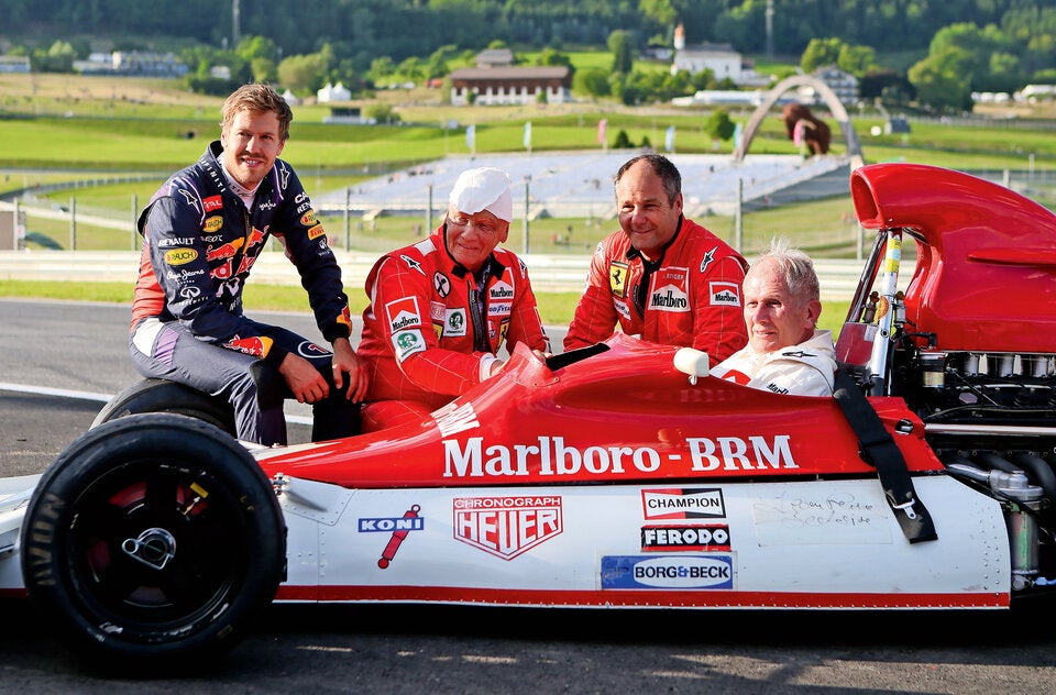 Helmut Marko Red Bull Ring Gerhard Berger Niki Lauda Sebastian Vettel