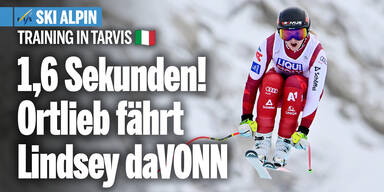 1,6 Sekunden! Ortlieb rast Lindsey daVONN