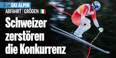 Herren-Abfahrt: Schweizer zerstören die Konkurrenz