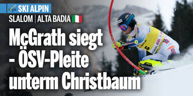 ÖSV-Pleite unterm Christbaum - McGrath gewinnt Slalom-Hit