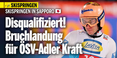 Anzug-Aufreger: Rekordadler Kraft disqualifiziert!