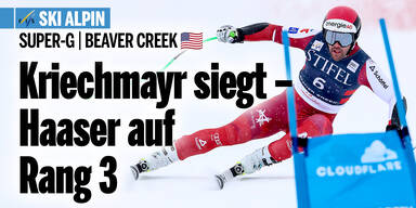 Kriechmayr triumphiert im Chaos-Super-G von Beaver Creek