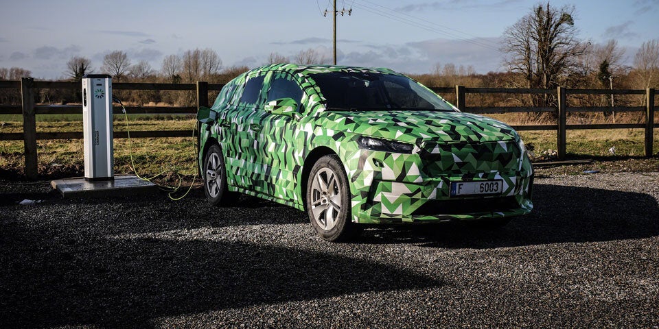 Erste Bilder von Skodas Elektro-SUV Enyaq