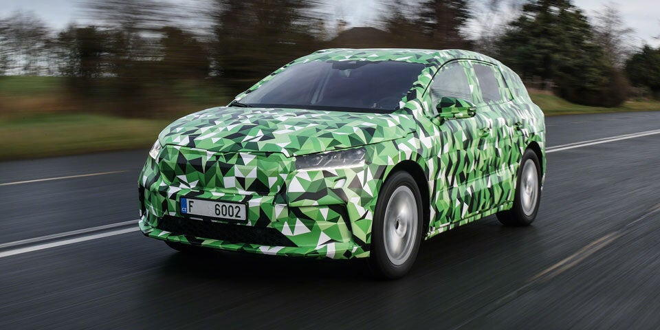 Erste Bilder von Skodas Elektro-SUV Enyaq