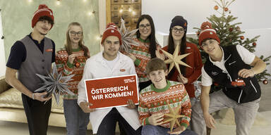 SPAR-Lehrlinge &bdquo;on Tour&ldquo; f&uuml;r die Menschlichkeit f&uuml;r &rsaquo;Licht ins Dunkel&lsaquo;