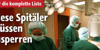 SPÖ prüft Schließung von 61% der Spitäler