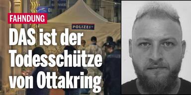 Fahndung: Das ist der Todesschütze von Ottakring