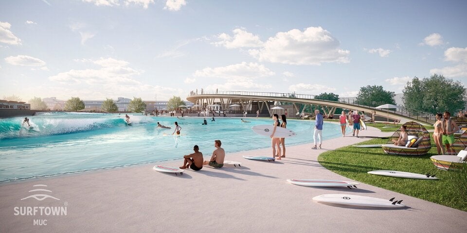 SURFTOWN®MUC wird Europas größter Surfpark