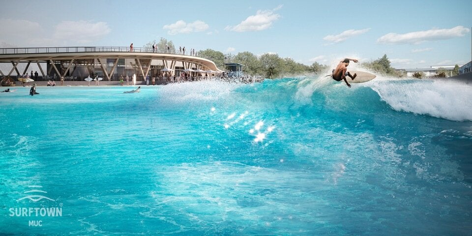 SURFTOWN®MUC wird Europas größter Surfpark