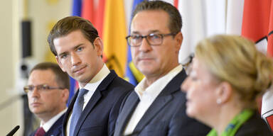 Kurz Strache Hartinger-Klein