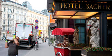 Sacher-Torte gibt's in Wien auch im Drive-In