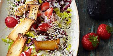 Salat mit Kraeuterseitlingen