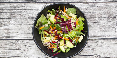 Gr&uuml;ner Salat f&uuml;r Salatrezepte