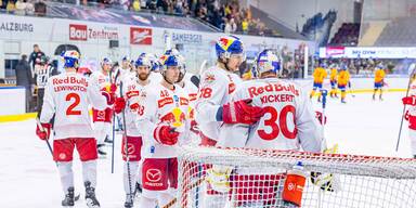 Eishockey-Team des Red Bull Salzburg