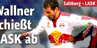 Wallner schießt den LASK ab