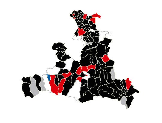 Salzburg-Wahl Gemeinden 