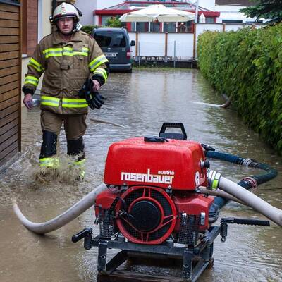 Salzburg: Das Unwetter in Bildern