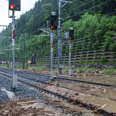 Salzburg: Das Unwetter in Bildern