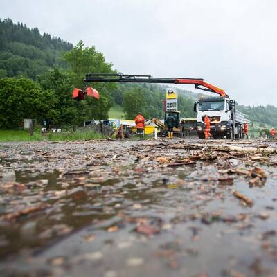 Salzburg: Das Unwetter in Bildern