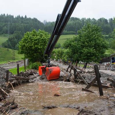 Salzburg: Das Unwetter in Bildern