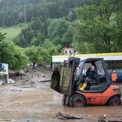 Salzburg: Das Unwetter in Bildern