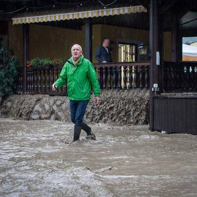 Salzburg: Das Unwetter in Bildern